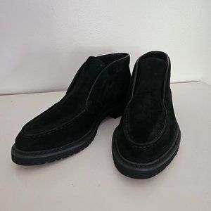 NEW "LORO PIANA Style " Open Walk suede loafers, made in Italy